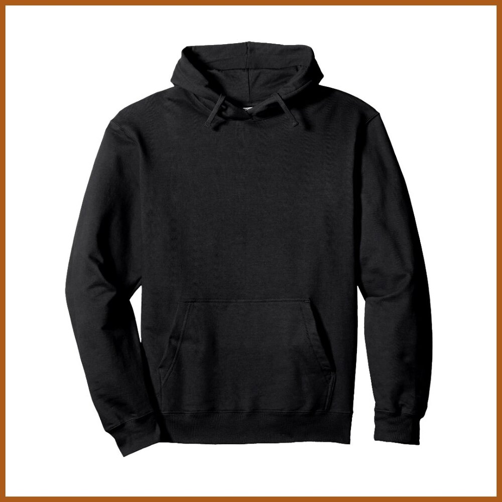 Pullover Hoodie with Beer Brand Logo, Classic Fit, Cotton Blend